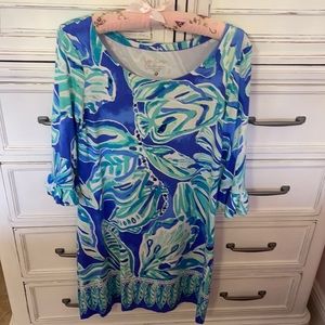Lilly Pulitzer Ruffled Sleeve Dress. Size Small. Excellent Condition!